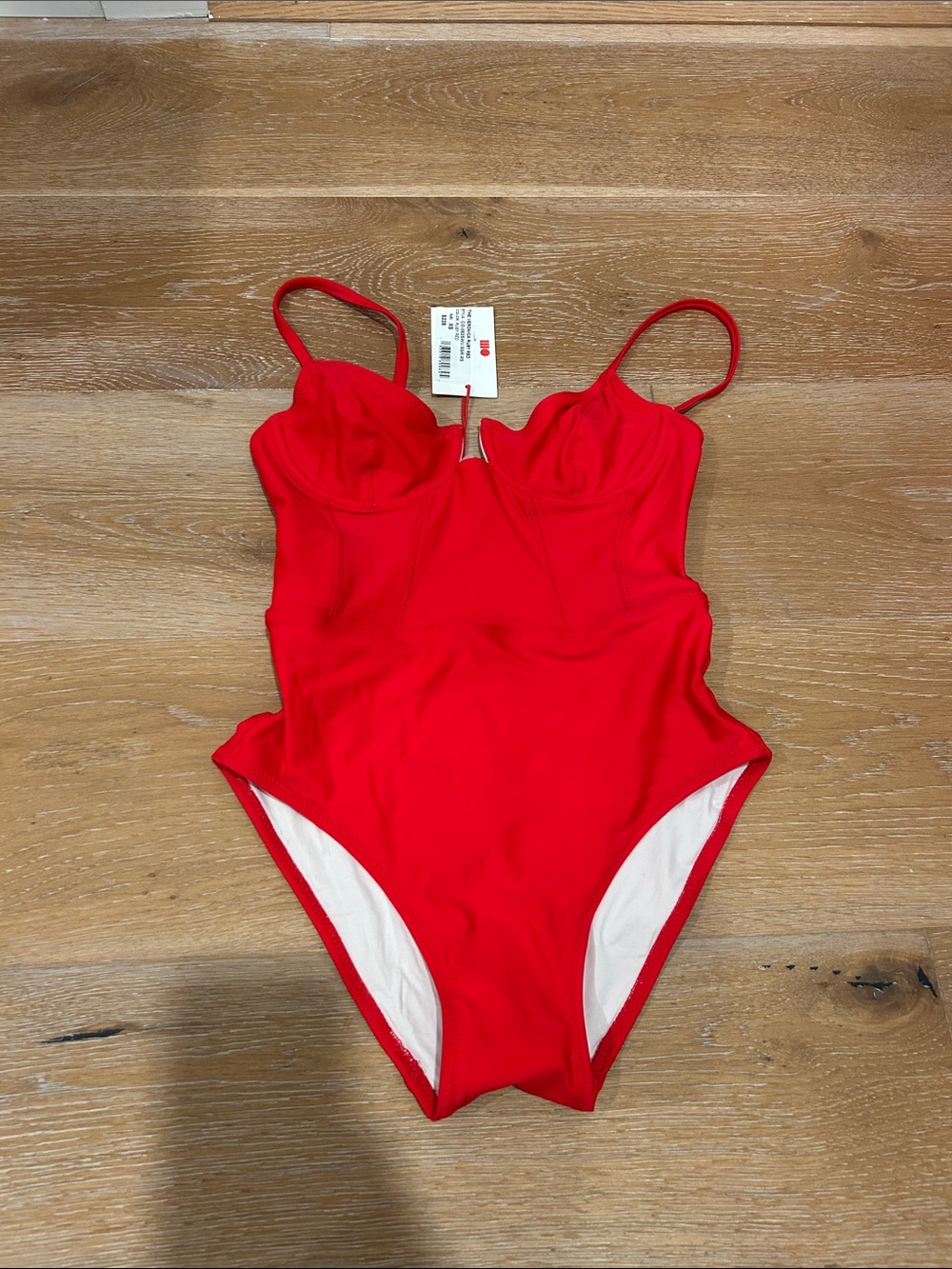 NWT Solid & Striped Ruby Red One-Piece Swimsuit, XS